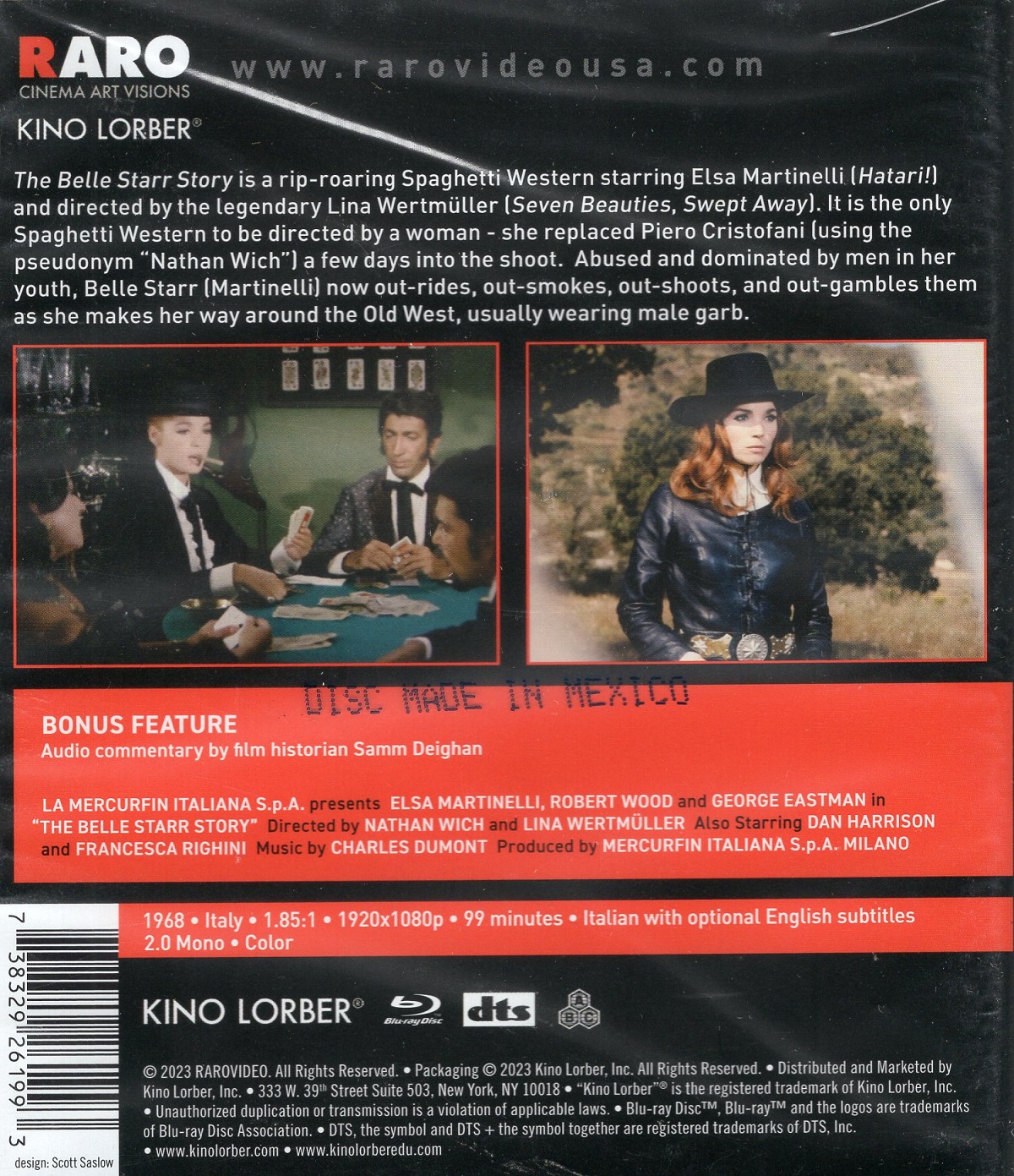 The Belle Starr Story (ej svensk text) (Blu-ray) - 2