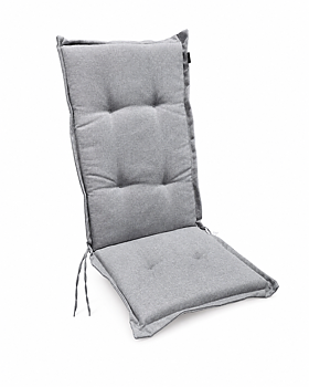 Ljusgrå tjock positionstolsdyna 46 × 117 cm
