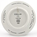 Andreas Alariesto (Lappi 1981) Wall Plaque "Reindeers Drawing a Sledge in the Wilderness" 12 cm