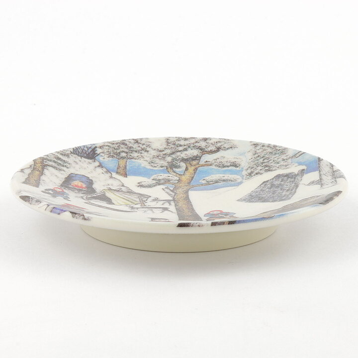 アンドレアス・アラリエスト  Lappiシリーズ  陶板 「水汲み」12cm  1990年
