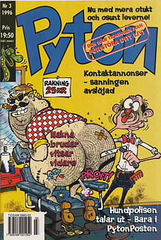 Pyton nr 3 1996, Nu med mera otukt och osunt leverne!
