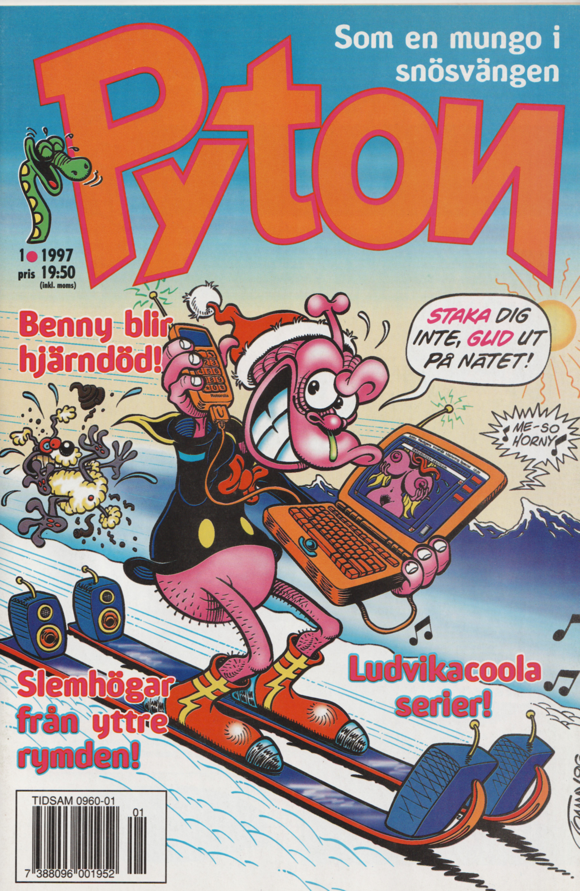Pyton nr 1 1997, Som en mungo i snösvängen