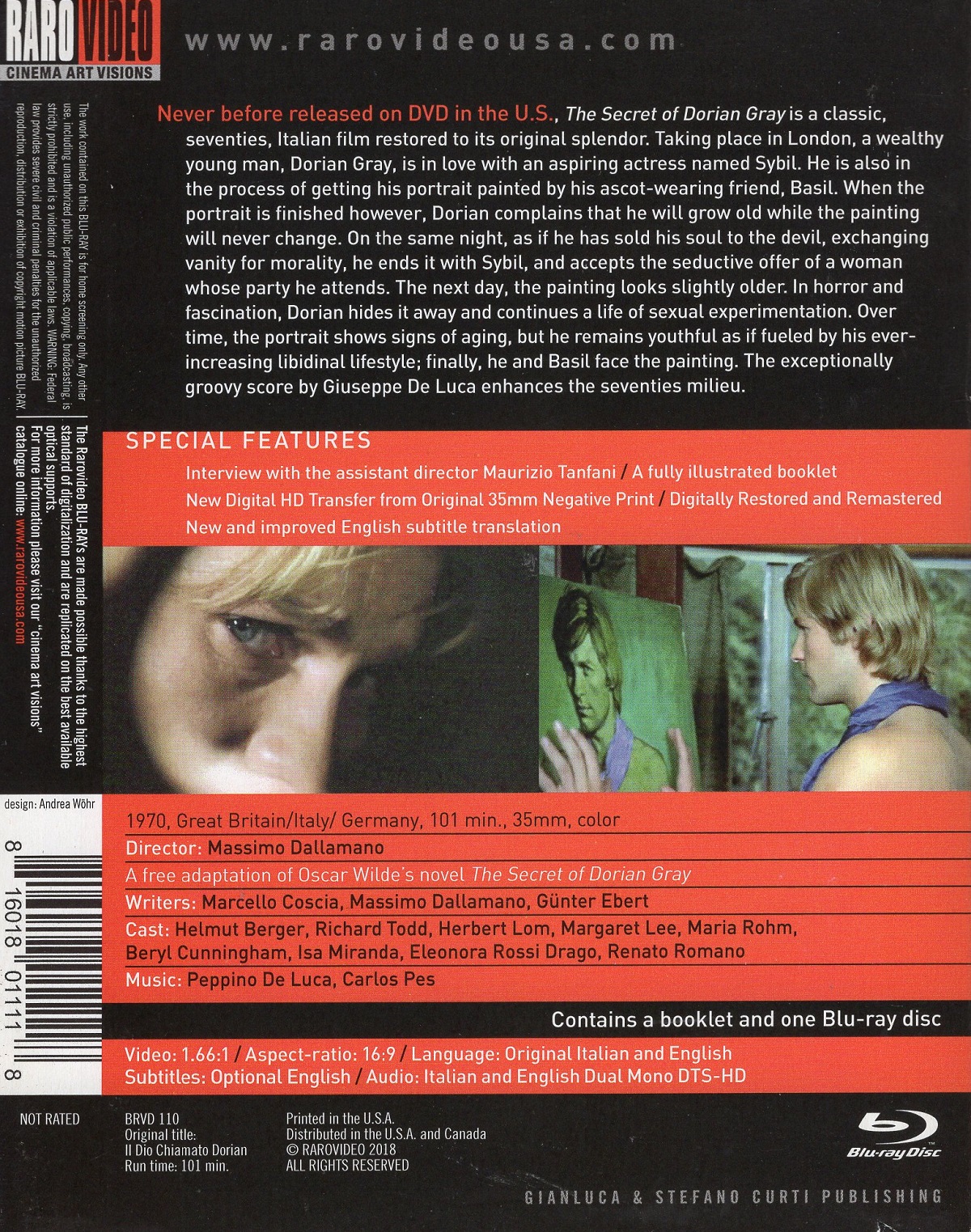 The Secret of Dorian Gray (ej svensk text) (Blu-ray) - 2