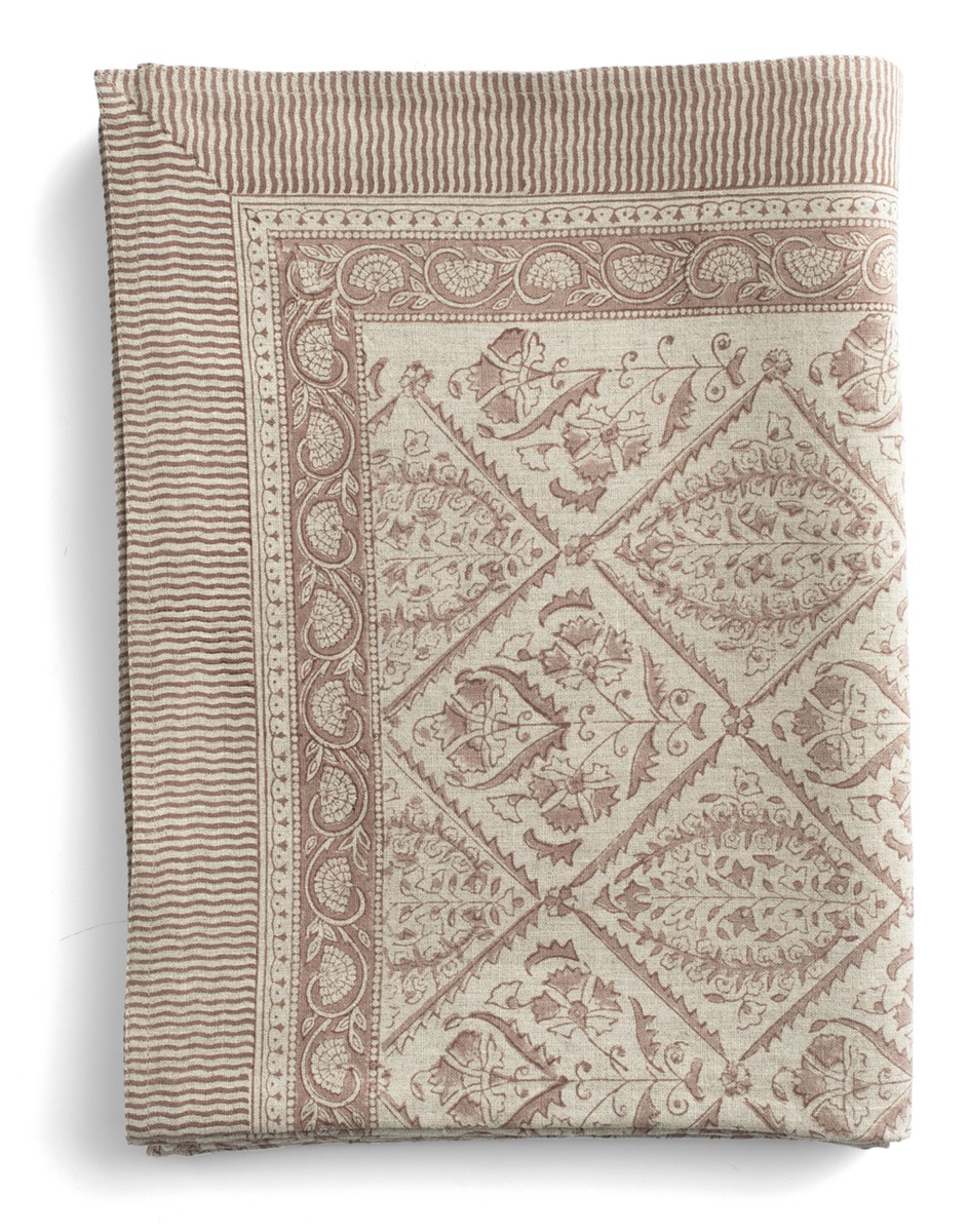 Chamois Linne Bordsduk Jaipur Old Rose 