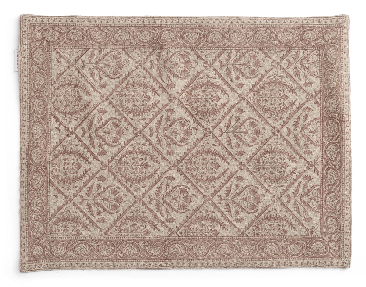 Chamois Bordstabletter Linne Jaipur Old Rose - 2pack