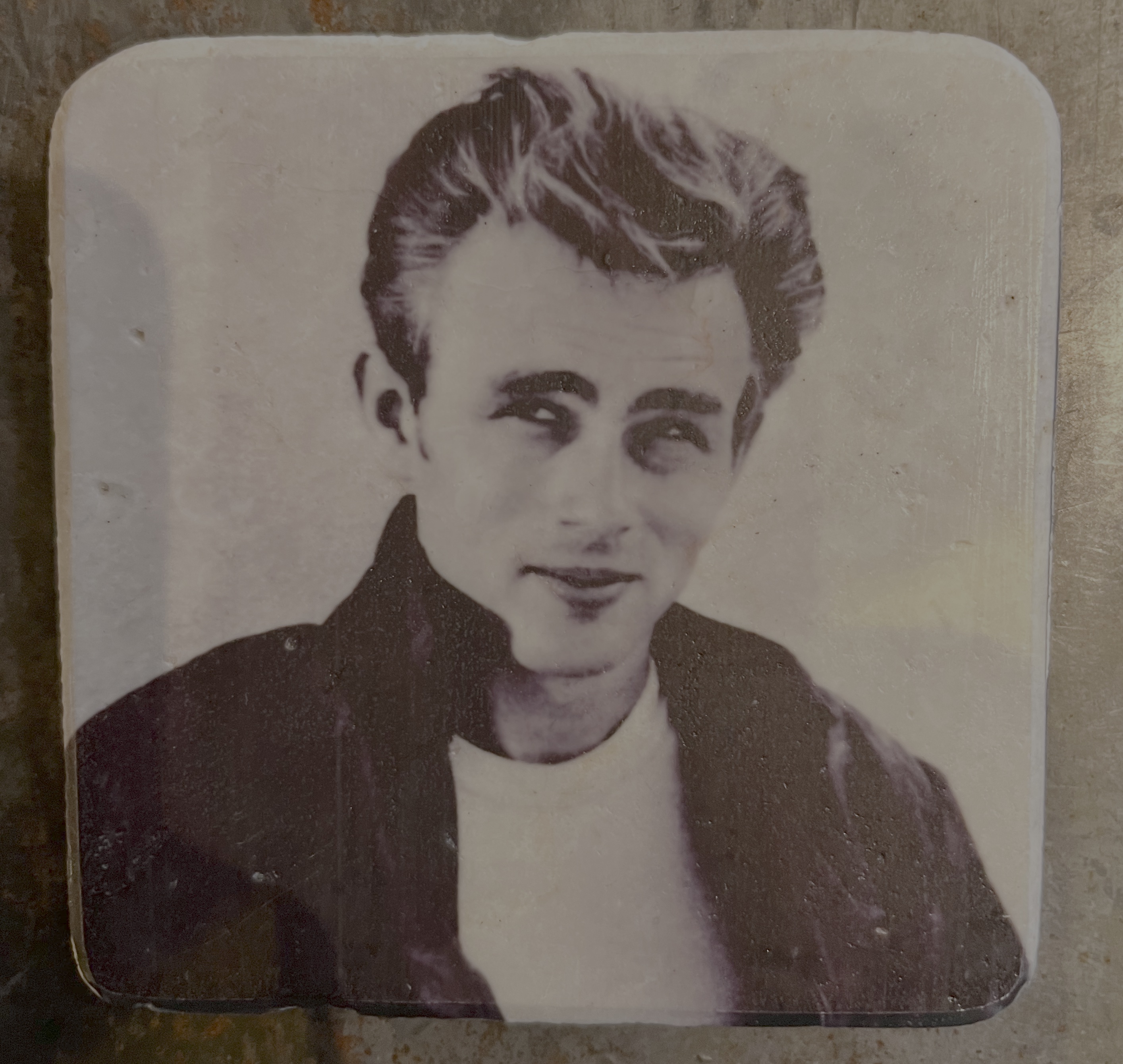 Glasunderlägg – James Dean i Ung Rebell