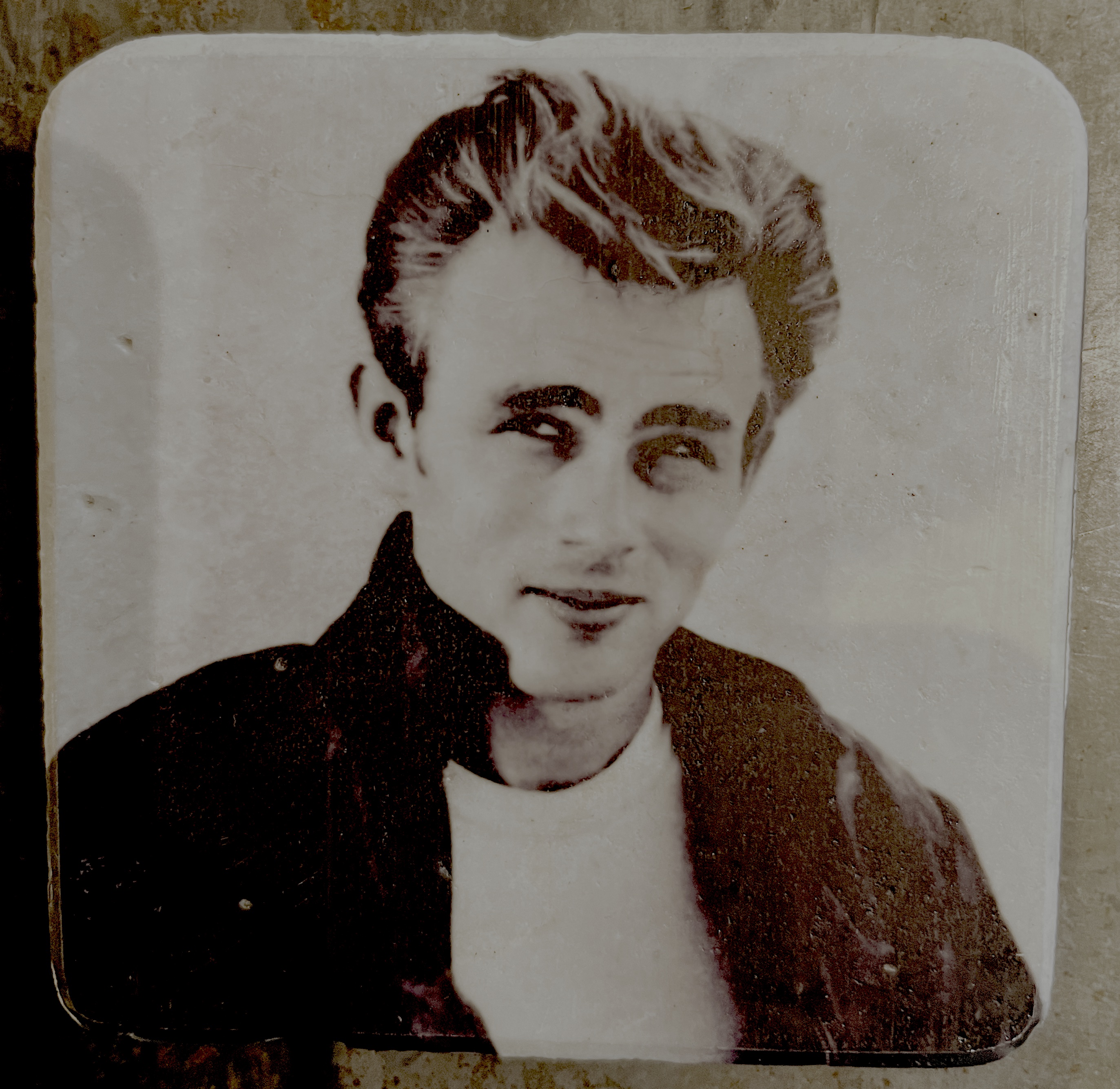 Glasunderlägg – James Dean i Ung Rebell