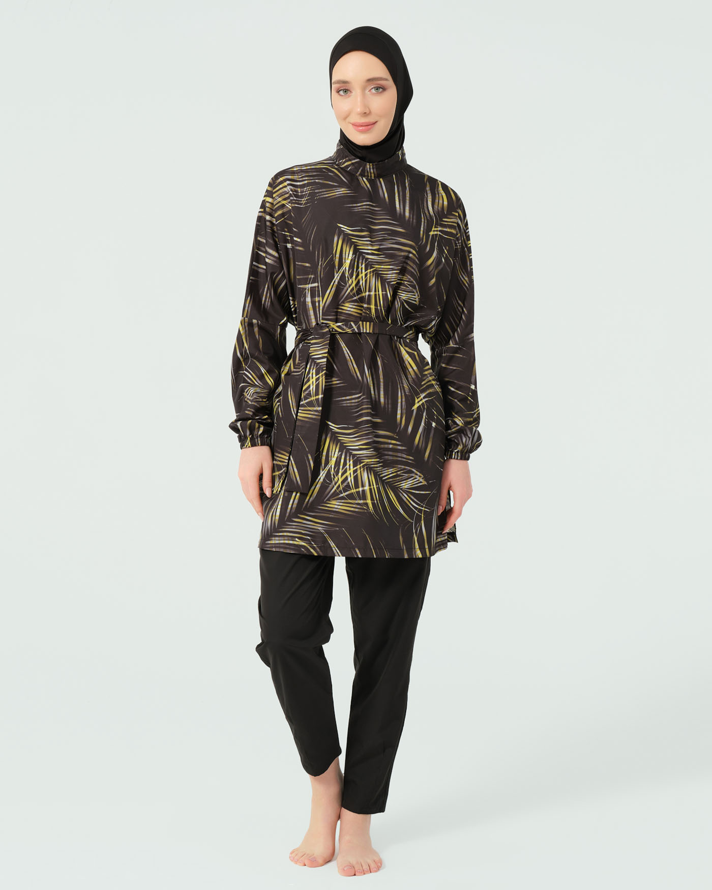 Muslim Swimsuit with hijab - Black