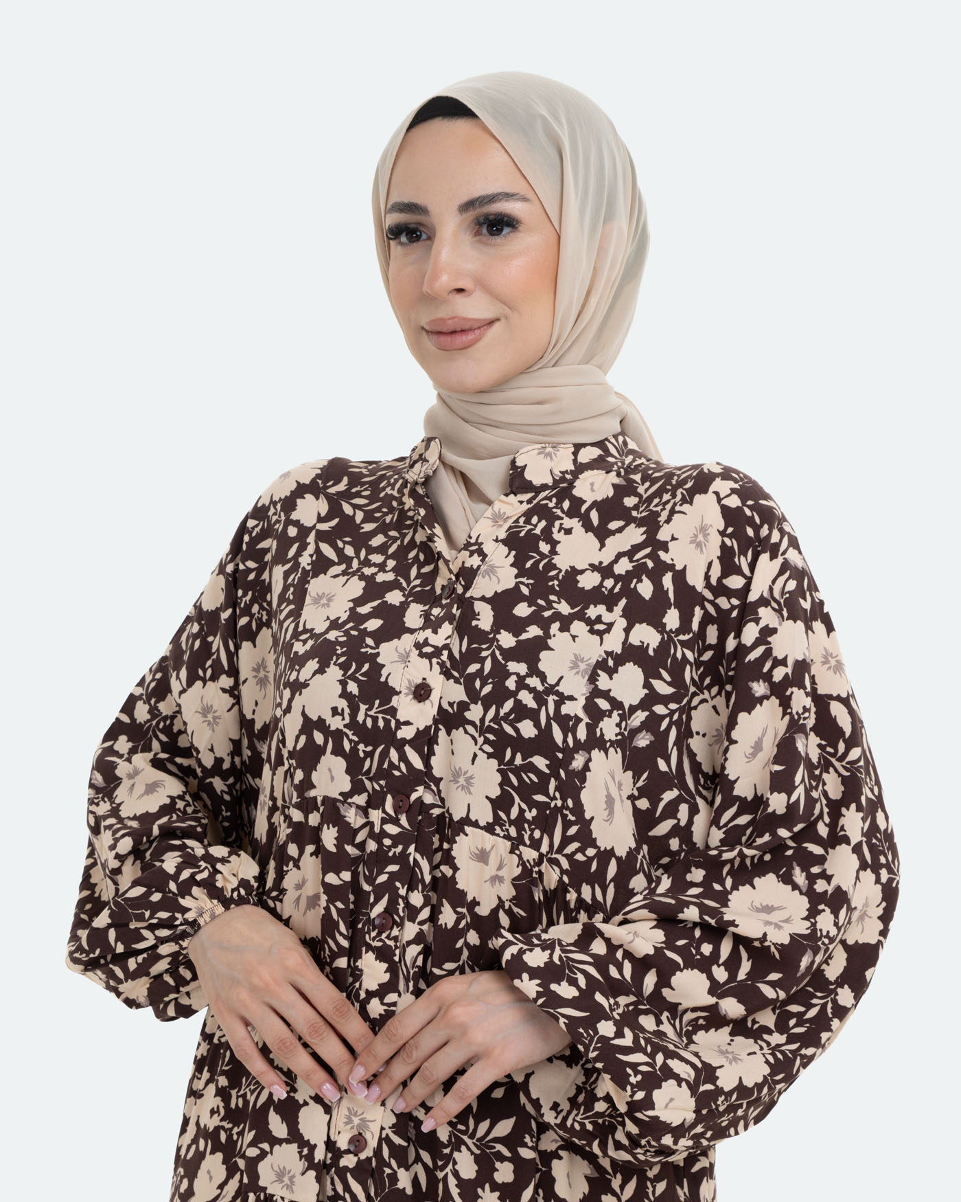 Maxi dress - Brown - 8