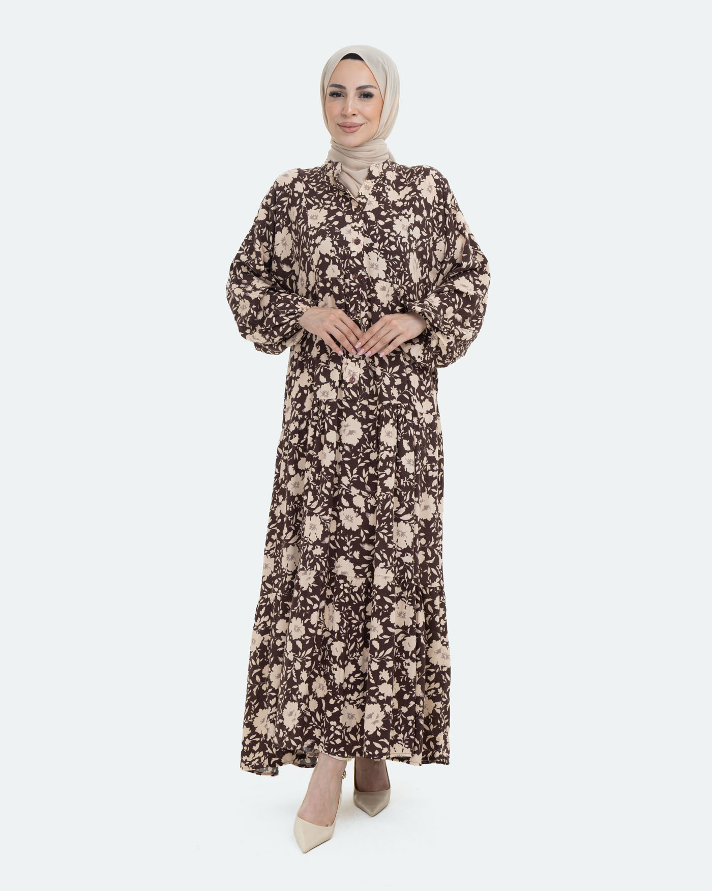 Maxi dress - Brown - 6
