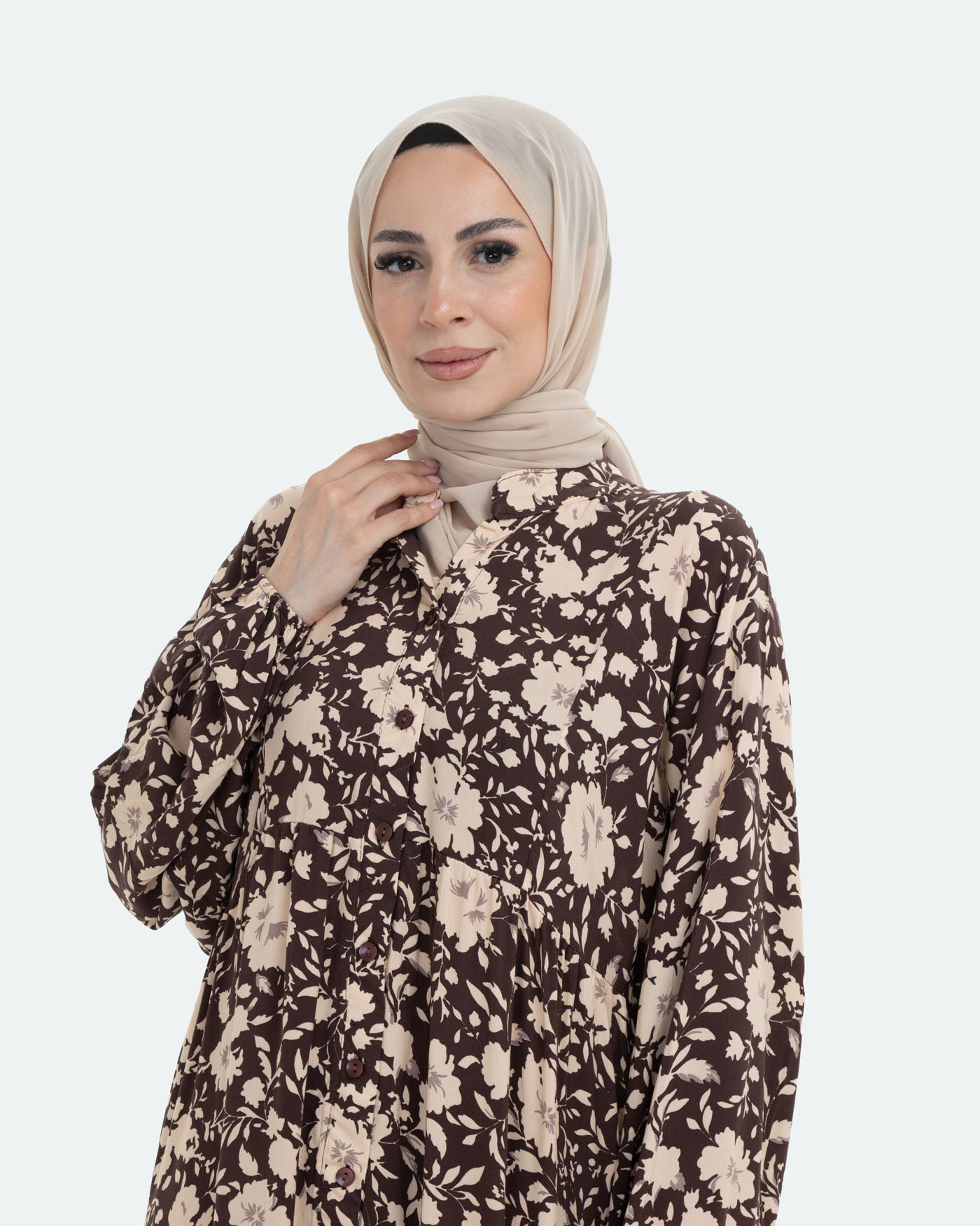 Maxi dress - Brown - 9