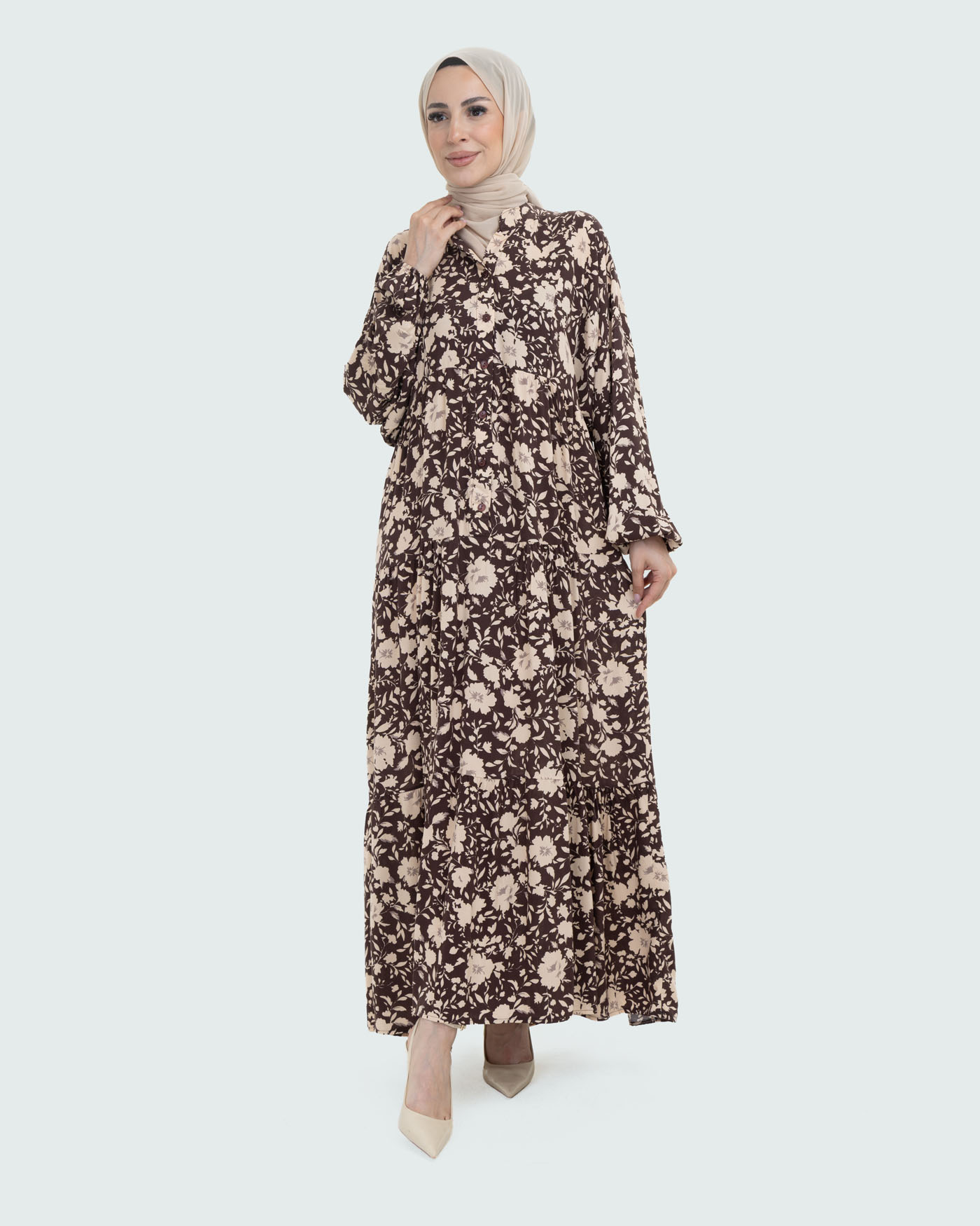 Maxi dress - Brown - 13