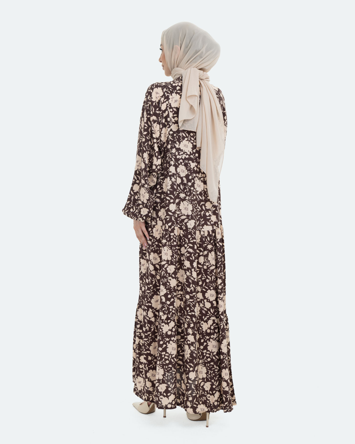 Maxi dress - Brown - 7