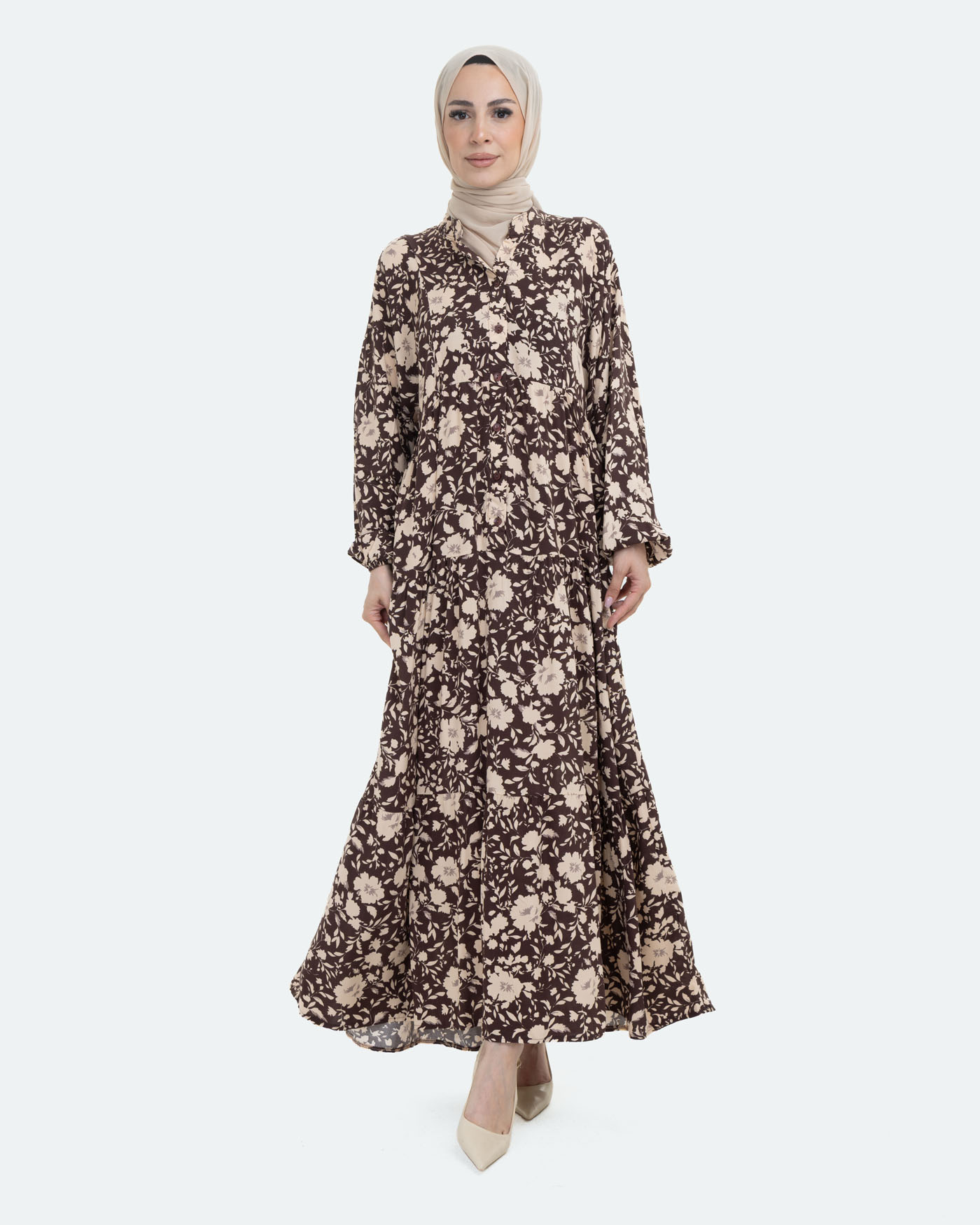 Maxi dress - Brown