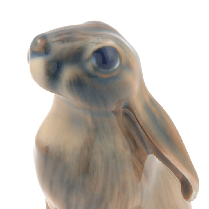 Jens Peter Dahl-Jensen (Dahl-Jensen 20th Century) Standing Hare 9 cm #1140