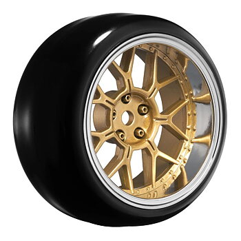 LOUISE Däck & Fälg Drift / 14-Eker Brons (2,4,6,8mm Offset) 12mm Hex (4)