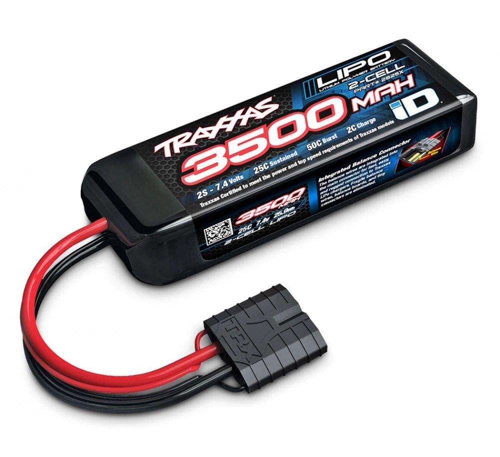 TRAXXAS Li-Po Batteri 2S 7.4V 3500mAh 25C iD-kontakt