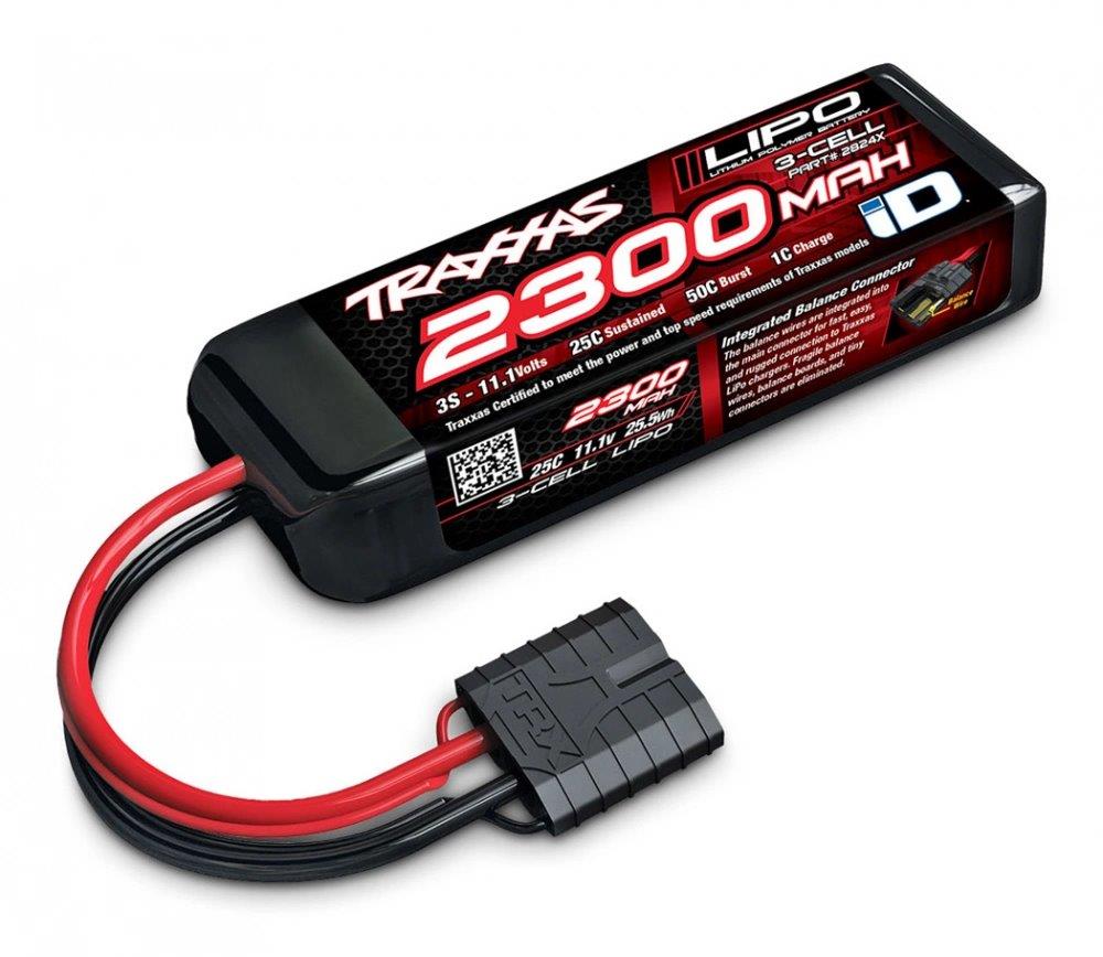 TRAXXAS Li-Po Batteri 3S 11.1V 2300mAh 25C iD-kontakt