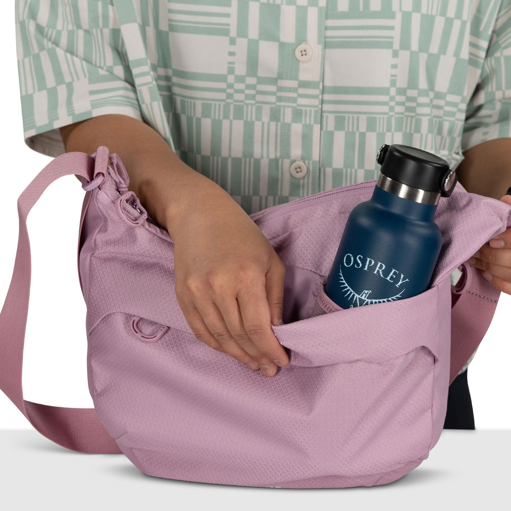 Lätt handväska - OSPREY Daylite Crossbody Pouch Iris Pink - 6
