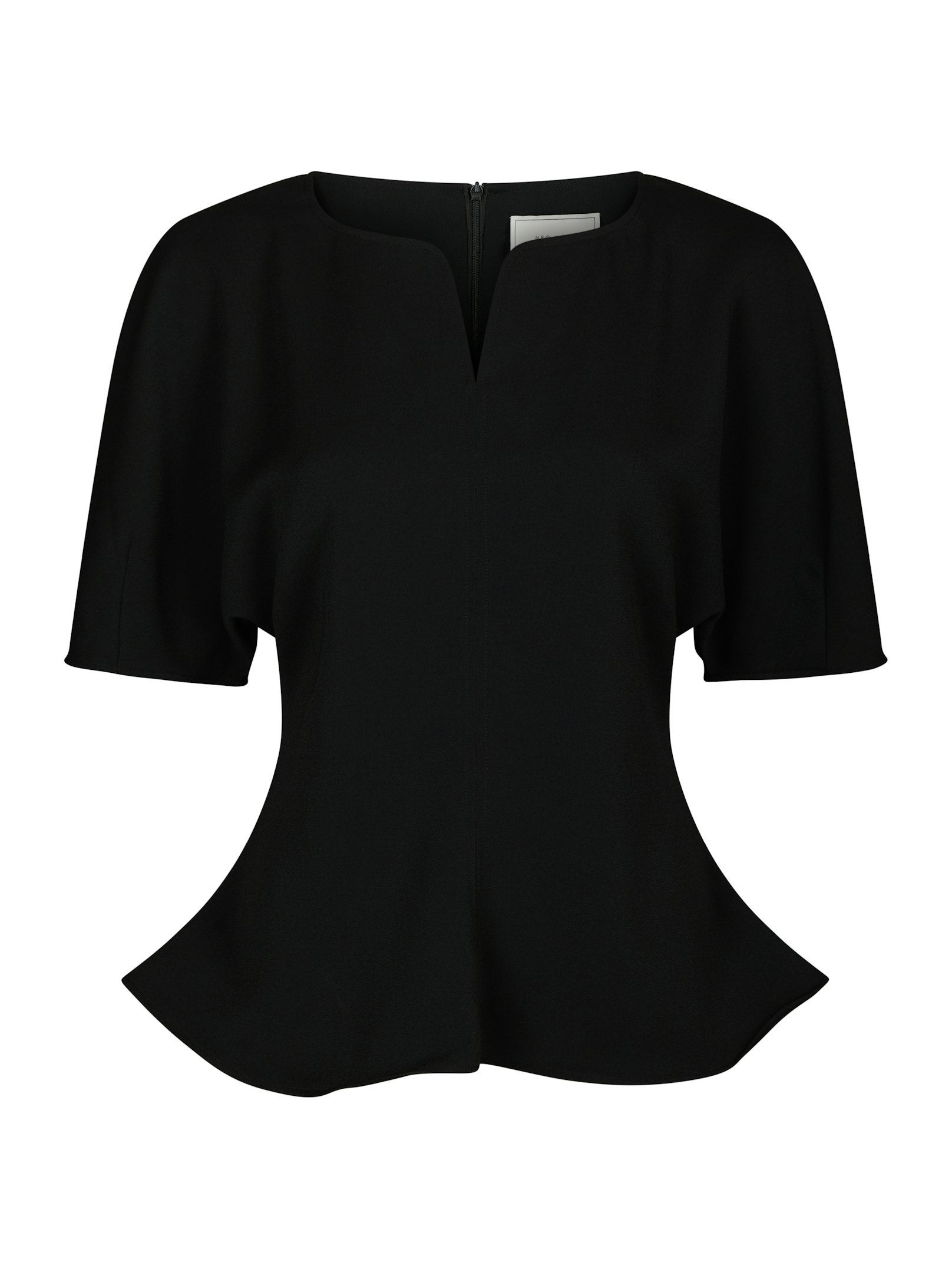 Neo Noir -Josine Crepe Blouse  Black