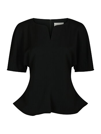 Neo Noir -Josine Crepe Blouse  Black