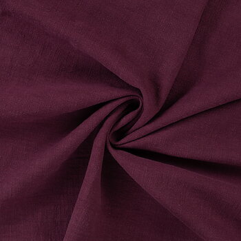 STONEWASHED LINNEN - BORDO