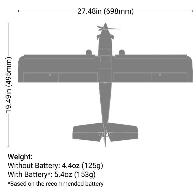 E-flite UMX Turbo Timber Evolution BNF Basic with AS3X and SAFE - 29