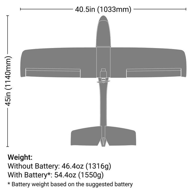 HobbyZone AeroScout S 2 1.1m BNF Basic with SAFE - 29