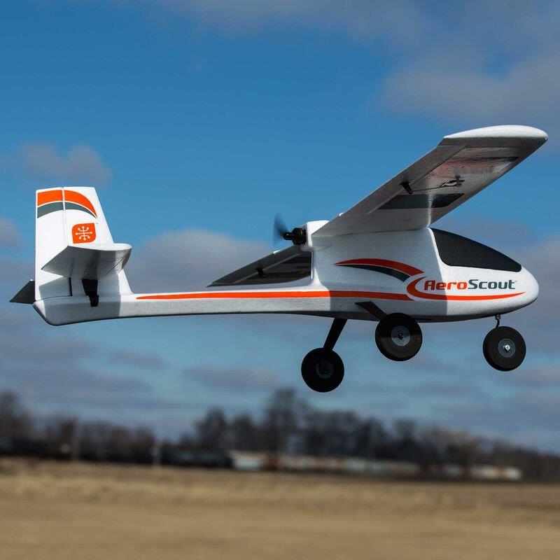 HobbyZone AeroScout S 2 1.1m RTF Basic with SAFE and RealFlight - 9
