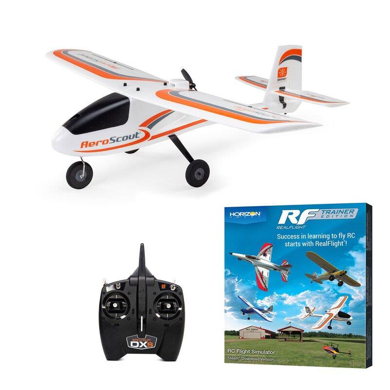 HobbyZone AeroScout S 2 1.1m RTF Basic with SAFE and RealFlight - 2