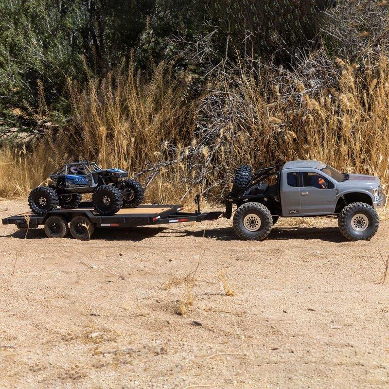 Axial 1/10 SCX10 Flat Bed Vehicle Trailer - 4