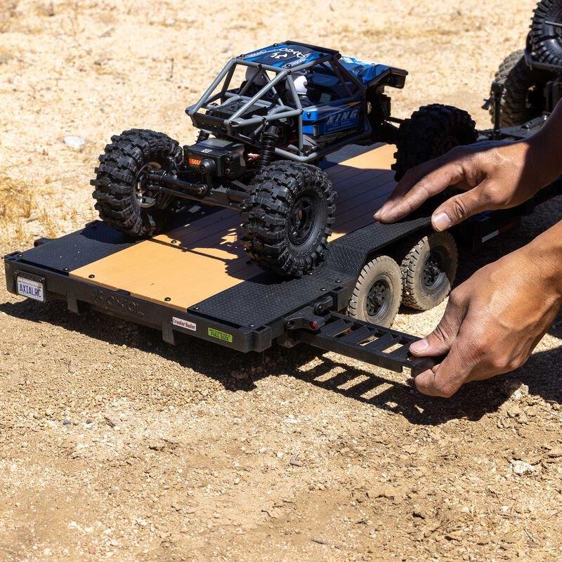 Axial 1/10 SCX10 Flat Bed Vehicle Trailer - 8
