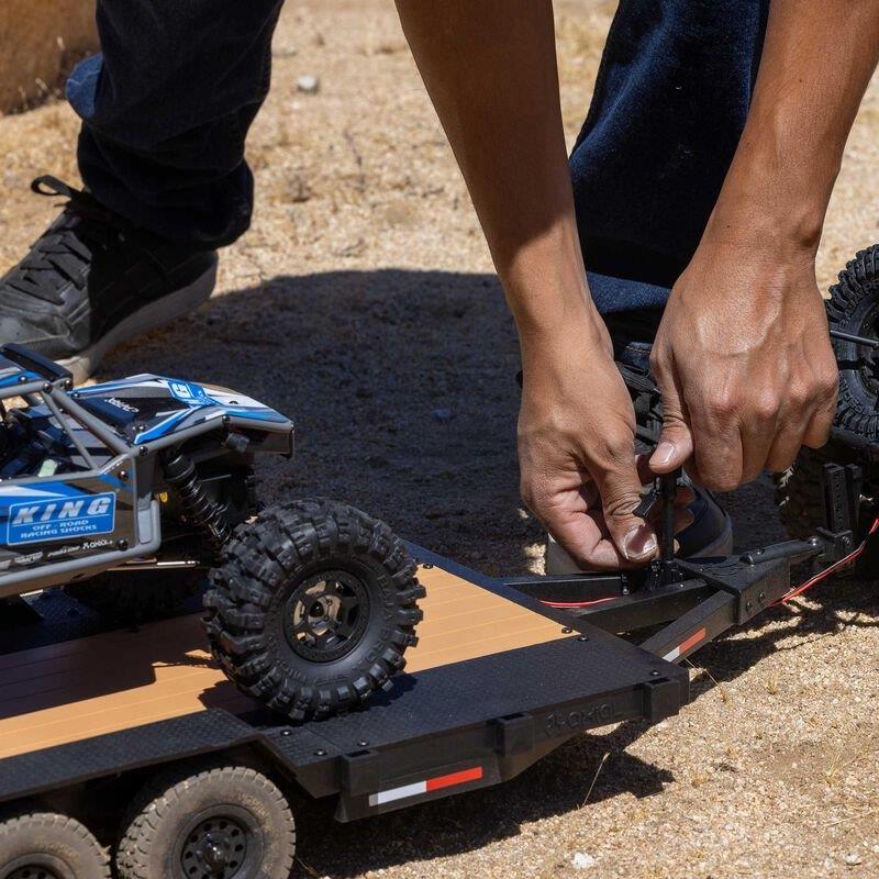 Axial 1/10 SCX10 Flat Bed Vehicle Trailer - 7