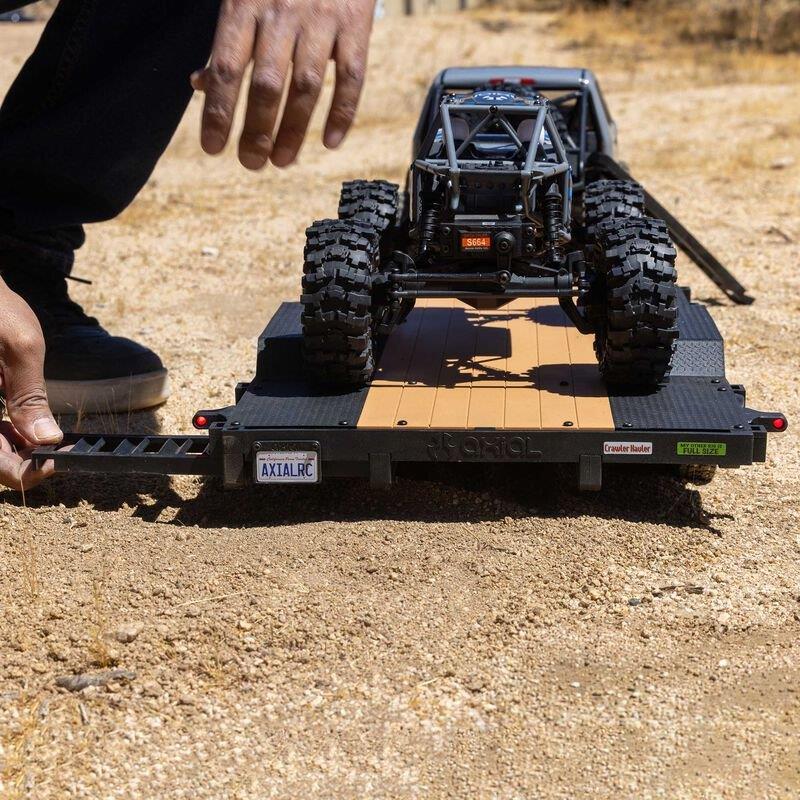 Axial 1/10 SCX10 Flat Bed Vehicle Trailer - 9