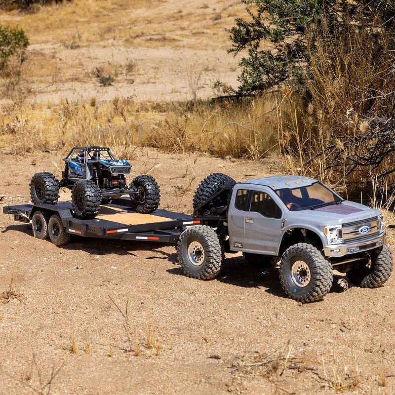 Axial 1/10 SCX10 Flat Bed Vehicle Trailer - 10