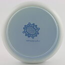 Stig Lindberg (Blå Husar 1968) Plate with Blue Geometric Decor 18 cm