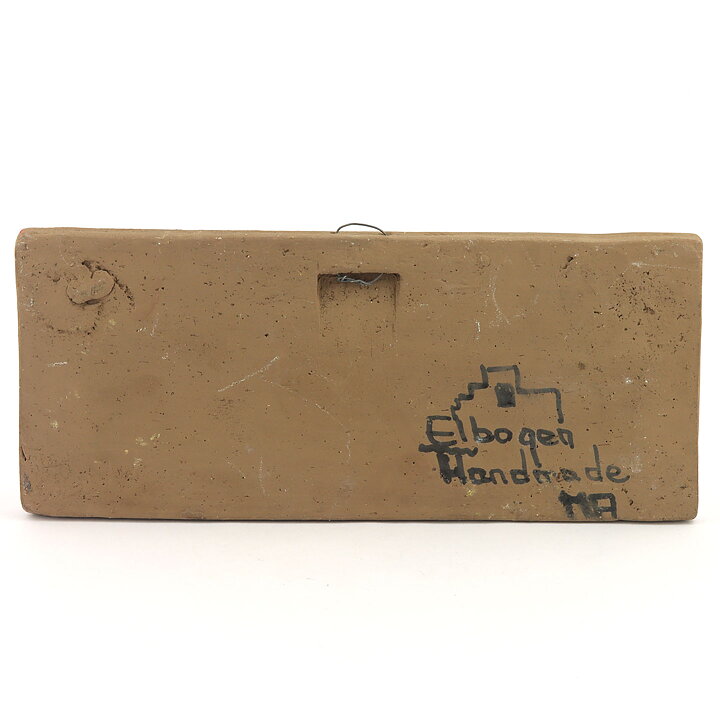 Wall Plaque with Stylistic Horse Motif 25 cm (Elbogen 1960s)