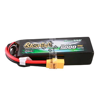 GensAce G-Tech 5000mAh 14.8V 4S 60C Lipo Battery Pack w/XT90 Plug-Bashing Series