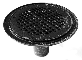 Spygatt 300X108mm med bottenutlopp