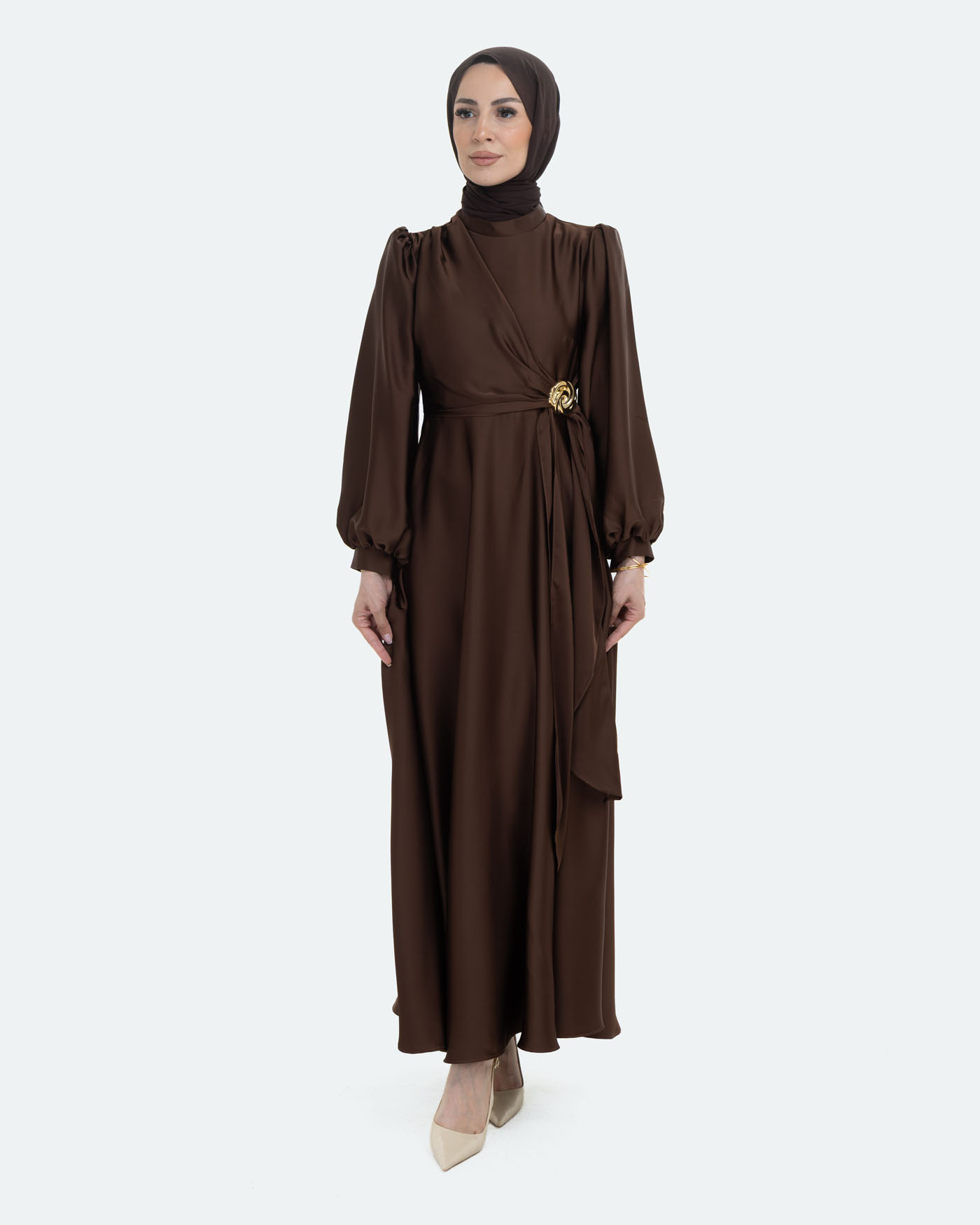 Party Dress - Brown - 6