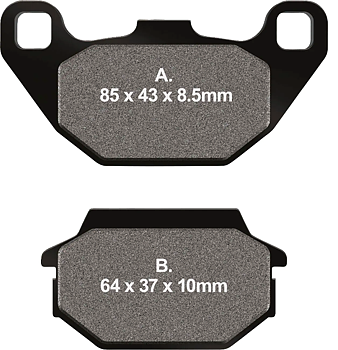 Brake Pad Fa Ser Organic Ebc Fa305