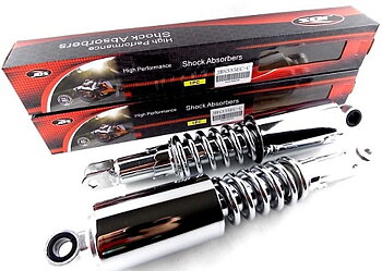 Stötdämpare Kromade till Honda CB650Z/D, CB750K0-K7, CB750F1/F2   JBS335EC-C