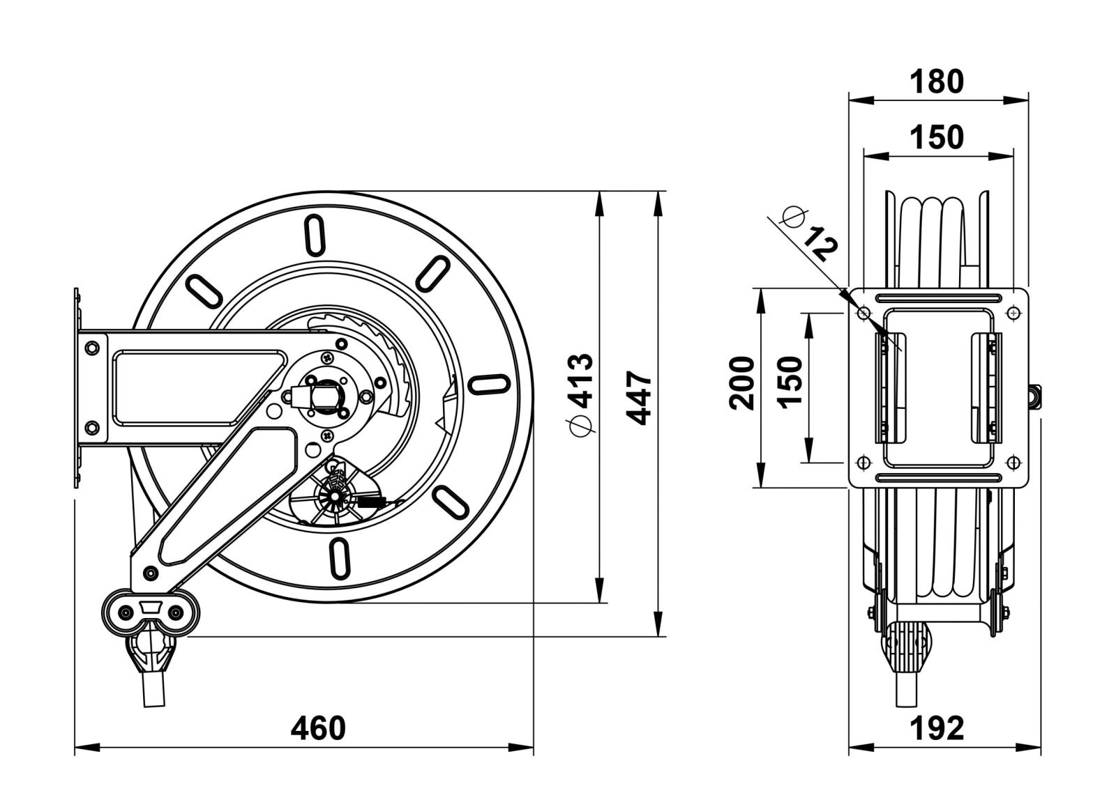 SLANGVINDA TOM 400BAR 3/8" 15M - 2