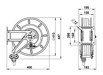 SLANGVINDA TOM 400BAR 3/8" 15M