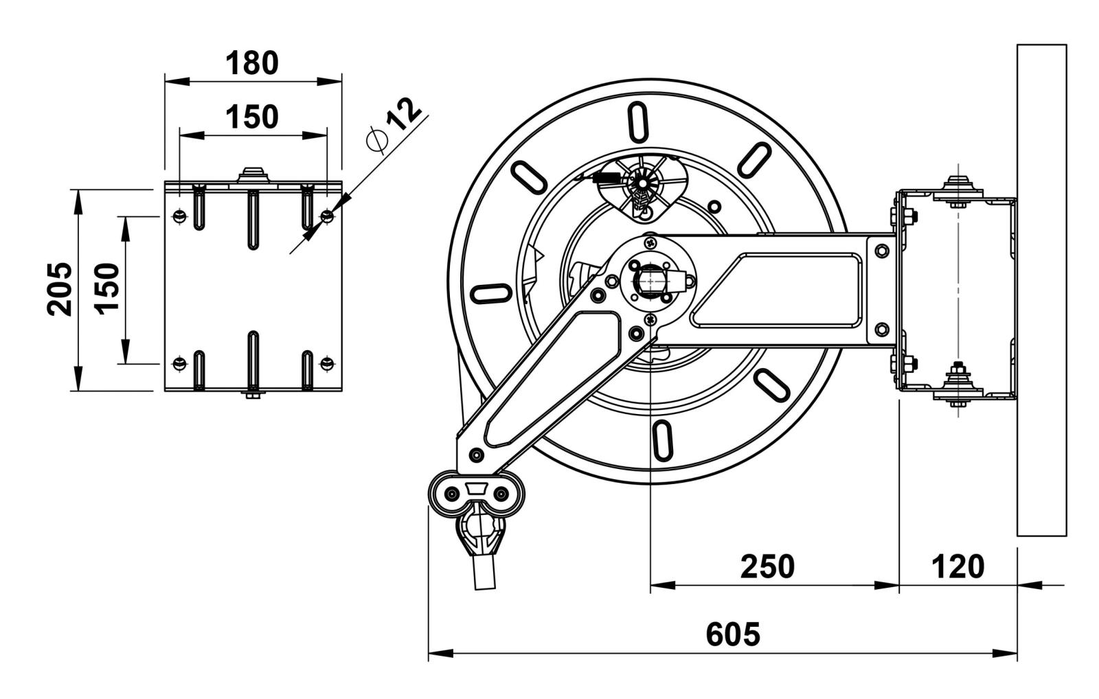 SLANGVINDA TOM 400BAR 3/8" 15M - 3