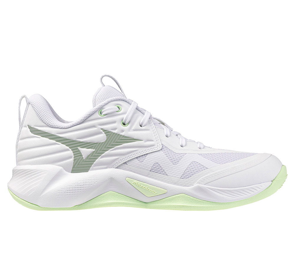 Mizuno Wave Momentum Pro Women white/aqua gray/ambrosia