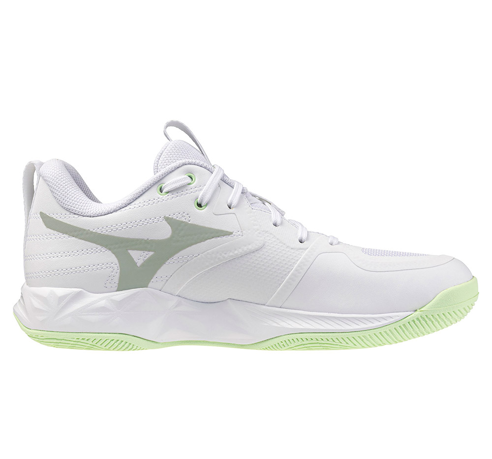 Mizuno Wave Momentum Pro Women white/aqua gray/ambrosia - 2