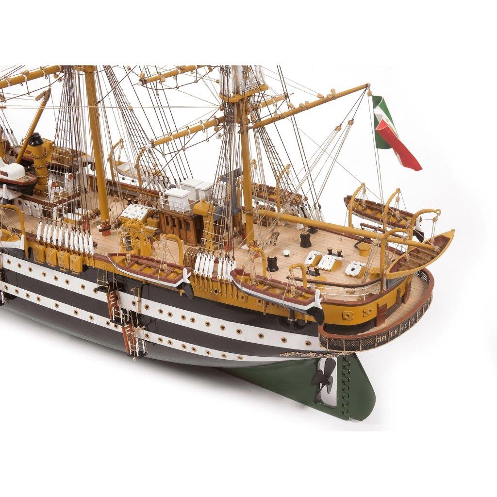 OcCre Amerigo Vespucci 1/100 Skolfartyg 980mm utan Segel - 3