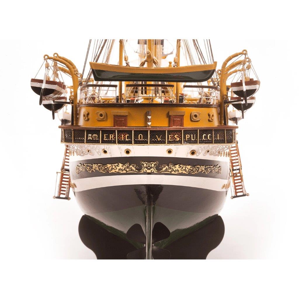 OcCre Amerigo Vespucci 1/100 Skolfartyg 980mm utan Segel - 8
