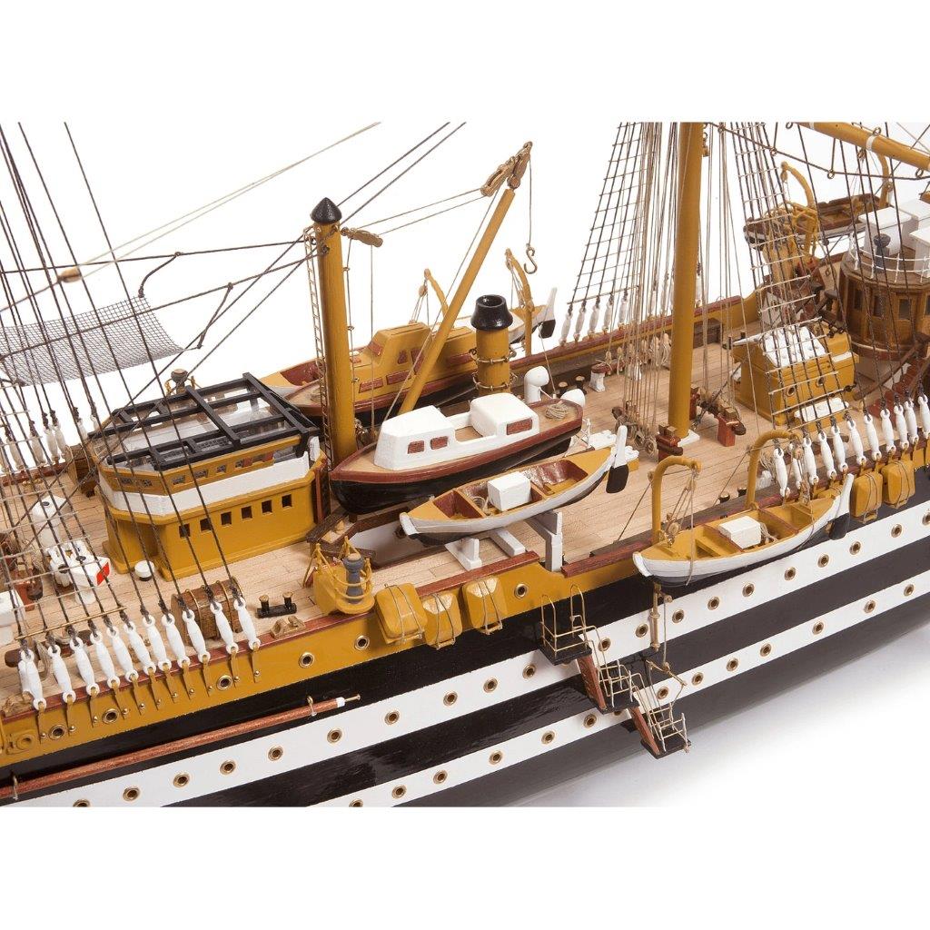 OcCre Amerigo Vespucci 1/100 Skolfartyg 980mm utan Segel - 7